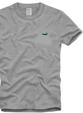 高端男装大码男士短袖T恤夏季男款出口原单纯棉