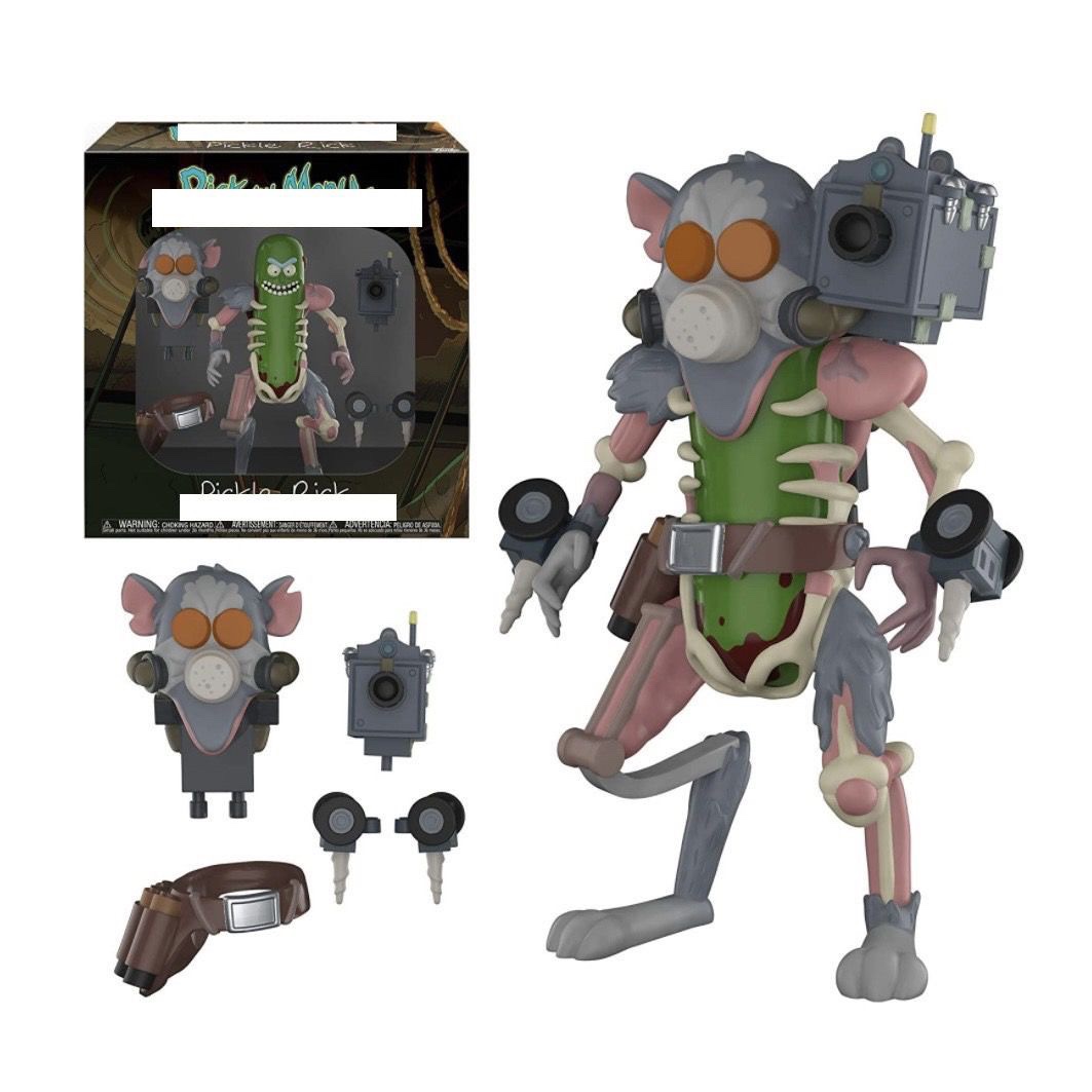 瑞克和莫蒂 动漫周边  黄瓜瑞克 关节可动 手办 模型 玩具 公仔