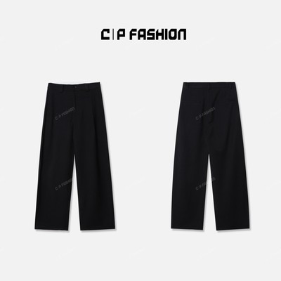 【AR专属】配腰带高腰显瘦阔腿长裤J1J752CK243