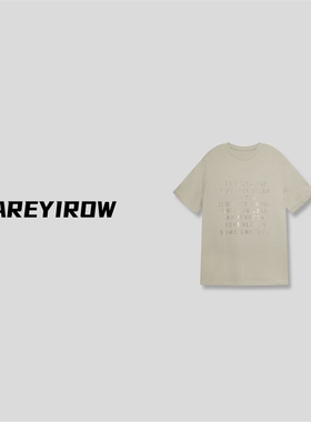 【Wang.小宁】AR双面面料烫钻字母时尚百搭短袖T恤 H66005DT241