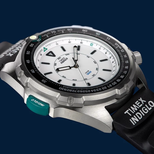 代购Timex天美时手表男时尚潜水夜光大表盘橡胶带腕表TW2Y05800