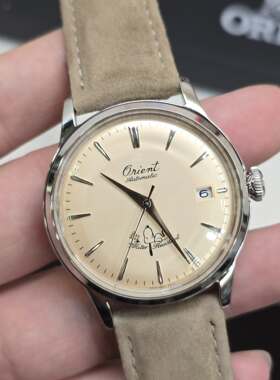 海外代购Orient Peanuts 75th东方双狮 花生联名75周年限量机械表