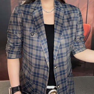 裁剪无痕弹力西装 印花立体修身 巴洛克青花瓷风格 2026春秋高级男士