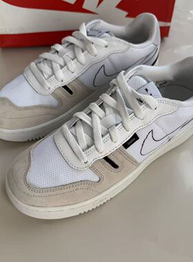 耐克NIKE SQUASH-TYPE女子拆线解构低帮运动板鞋小白鞋CJ4119-100