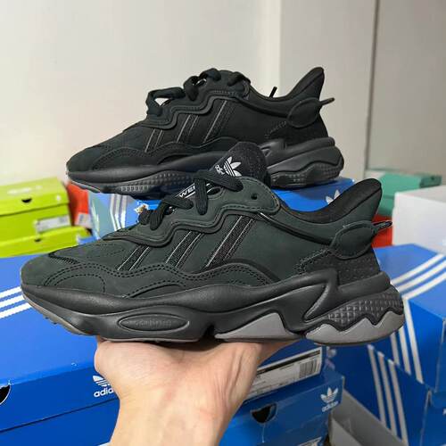 adidas阿迪达斯三叶草ozweego男女低帮轻便透气运动休闲鞋HP7776