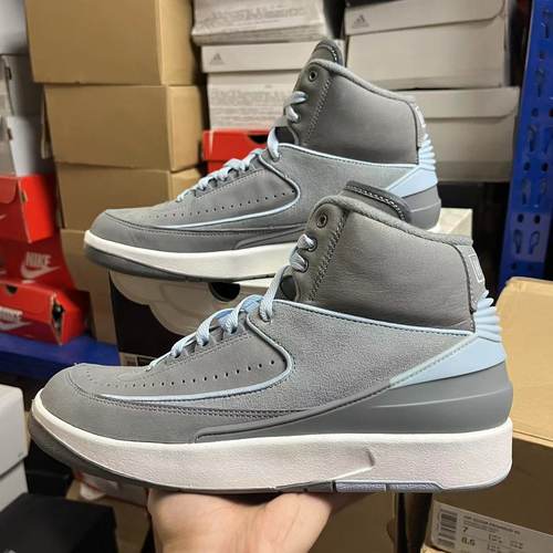 Air Jordan 2 Cool Grey 银灰色 AJ2 乔2 高帮 篮球鞋 FB8871-041