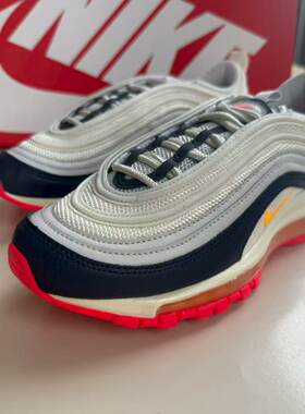 Nike Air Max 97 复古白蓝子弹气垫缓震休闲跑步鞋921733-015-018