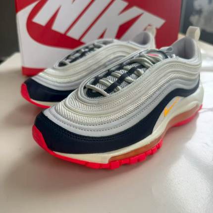 Nike Air Max 97 复古白蓝子弹气垫缓震休闲跑步鞋921733-015-018