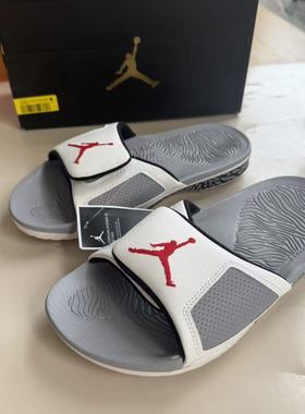 Jordan Hydro 3 银灰色 男子运动休闲舒适潮流一字拖鞋854556-101