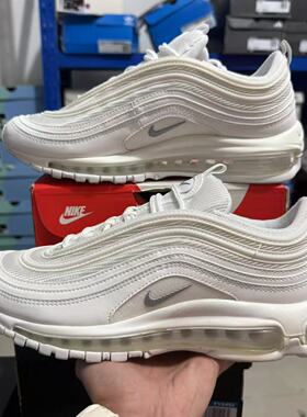 NIKE耐克男鞋全掌缓震气垫子弹头运动休闲跑步小白鞋 921826-101