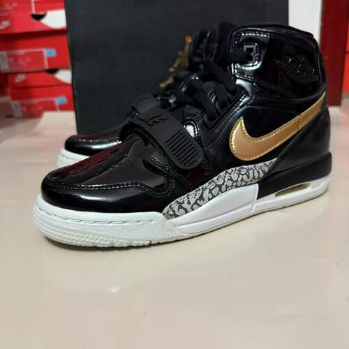 Jordan Legacy 312 AJ312 女款爆裂纹魔术贴休闲篮球鞋AT4040-007
