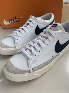 Nike耐克blazer Low男子开拓者黑白色低帮休闲运动板鞋DA6364-101