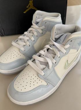 Air Jordan 1 Mid AJ1 冰雪奇缘 复古休闲中帮篮球鞋 FQ9117-400