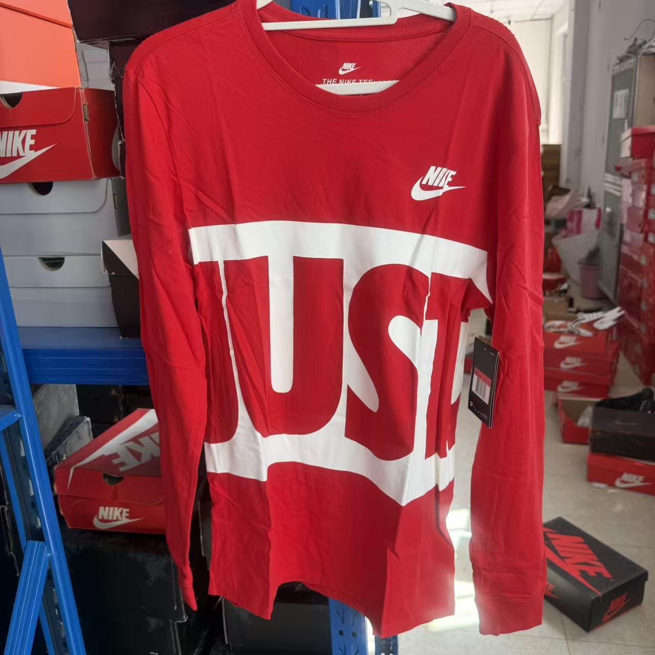 NIKE耐克男士长袖T恤春夏运动服棉质长袖体恤男装891963-657