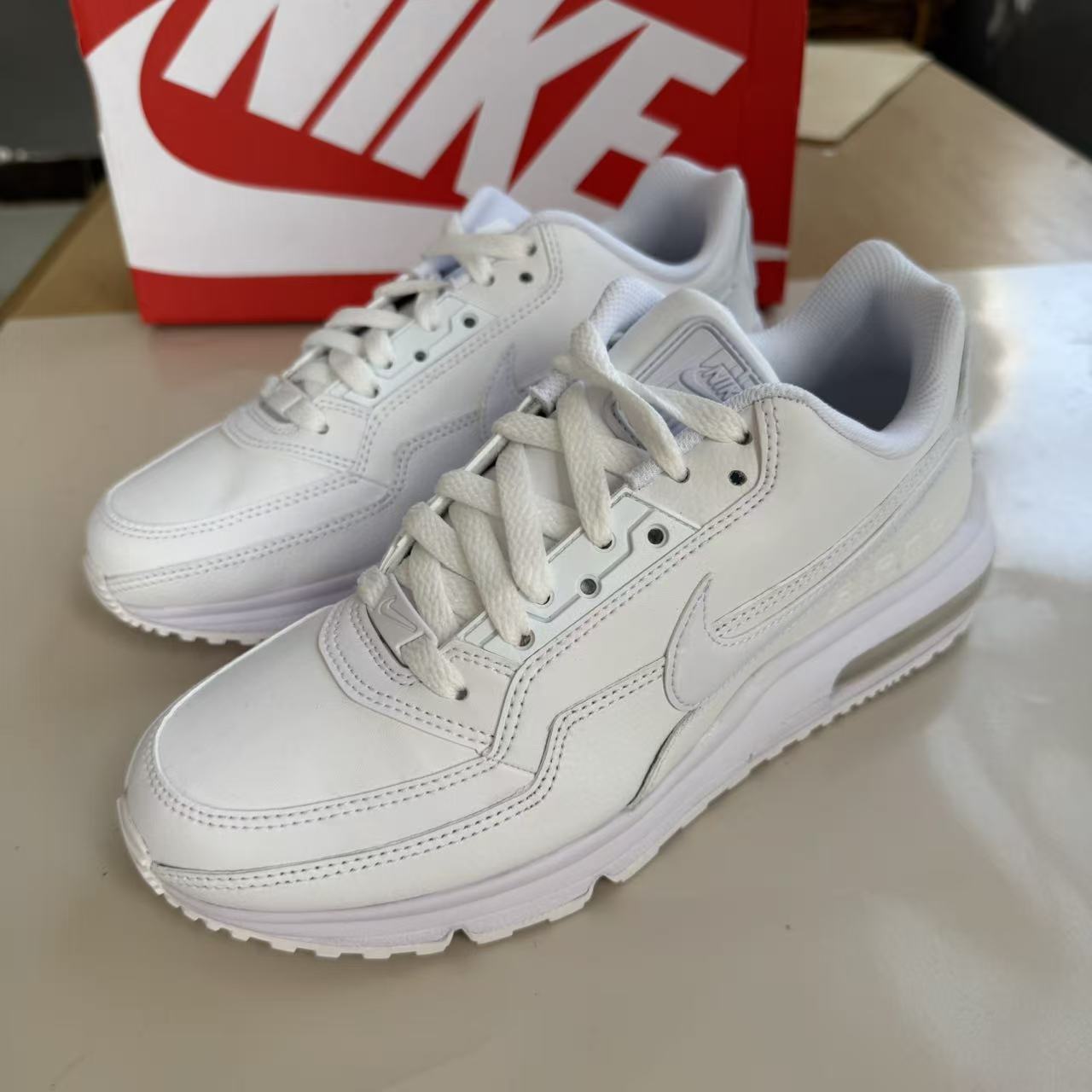 Nike耐克男鞋Air Max LTD 3 小白鞋气垫休闲运动跑步鞋687977-111