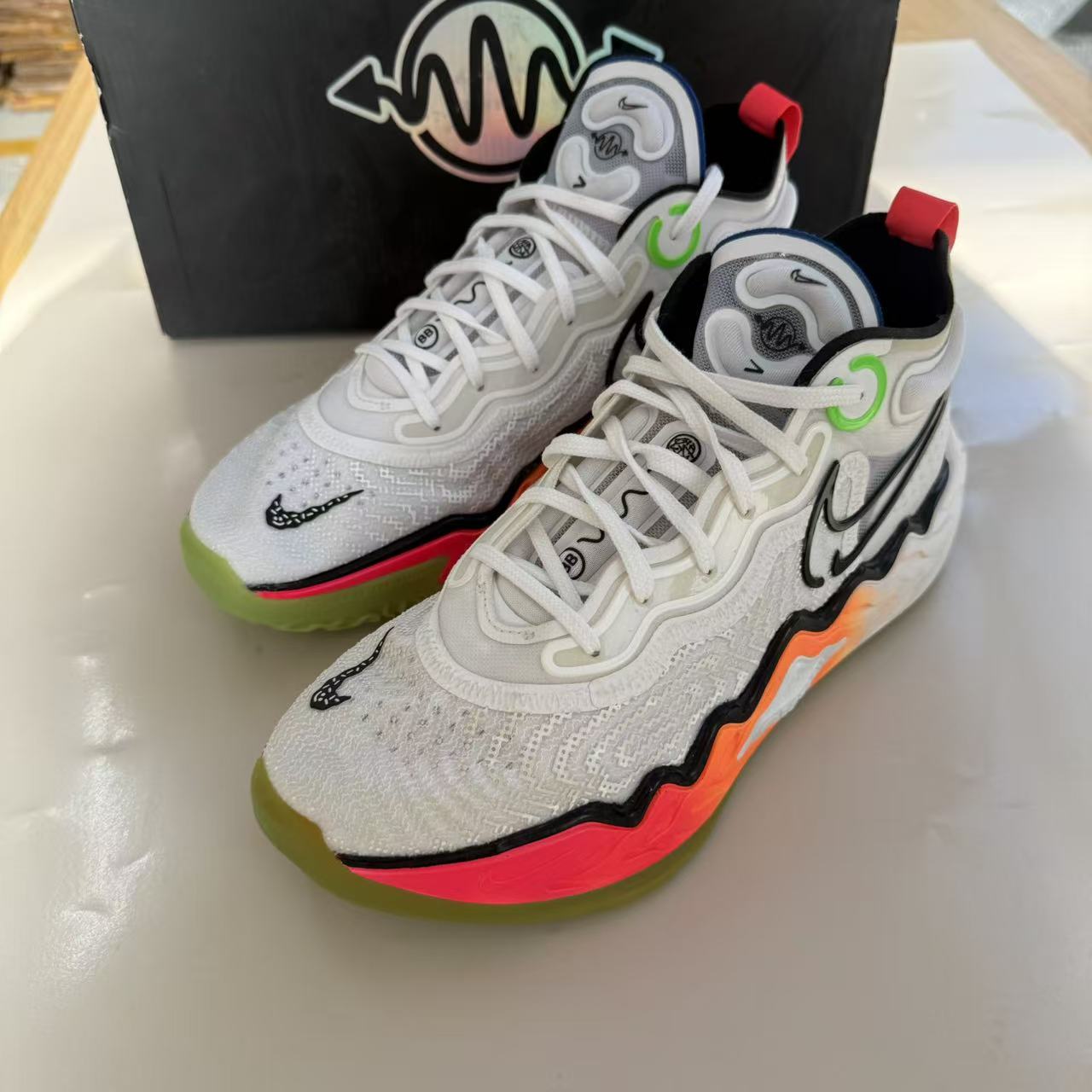 耐克AIRZOOM G.T. RUN EP男子运动实战篮球鞋橙色鞋盒DX4110-101