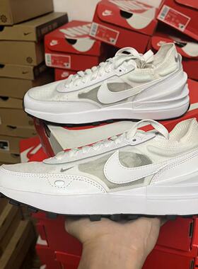 NIKE WAFFLE ONE耐克女款低帮透气轻便复古运动跑步鞋 DC2533-103