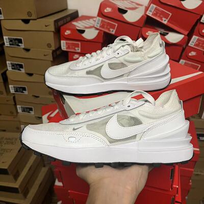 NIKE WAFFLE ONE耐克女款低帮透气轻便复古运动跑步鞋 DC2533-103