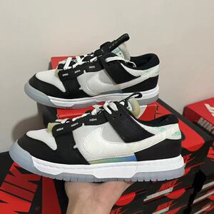 Nike耐克Dunk Low黑白熊猫解构3M反光低帮男鞋FJ7067-114 DV0821