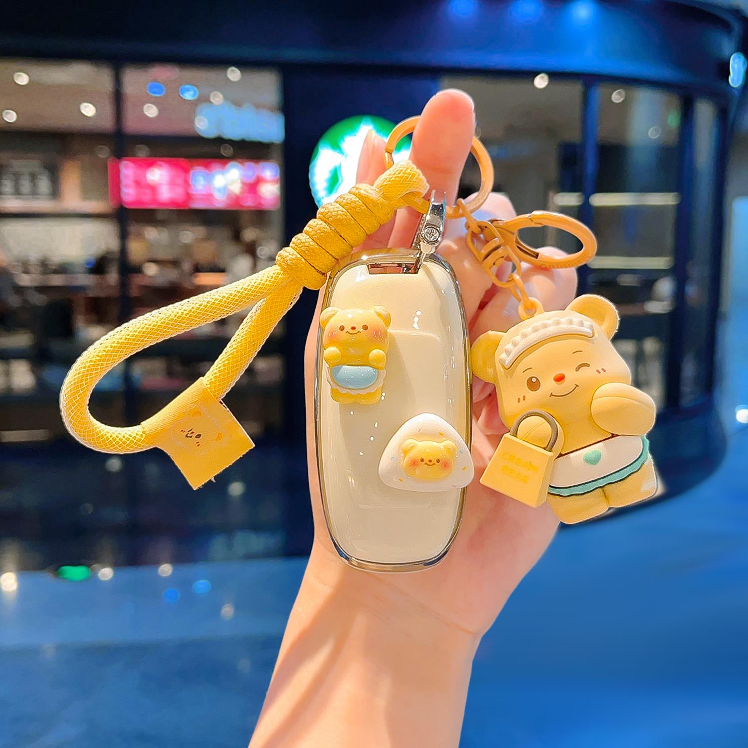 奥迪a6l钥匙套女款a4l专用a3壳q3扣q5l包a5l高级a7l车a8l新RS6/7