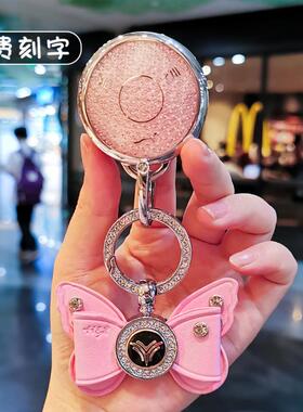 适用哪吒AYA钥匙套U/S哪吒Vpro新款圆形哪咤u2车扣400套500高档包