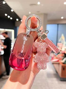 适用别克威朗钥匙套23款pro女gl6凯越gs昂科拉GX汽车18款壳扣包男