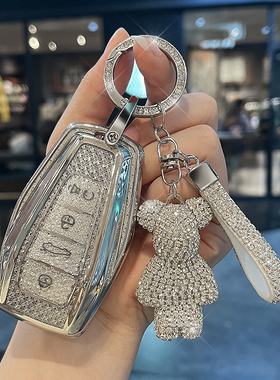 适用于吉利星越L钥匙套豪越L帝豪GS缤越星瑞博越lcon熊猫壳包女扣