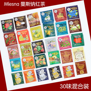mlesna曼斯纳斯里兰卡进口红茶茶包组合装进口红茶茶包袋泡茶30味