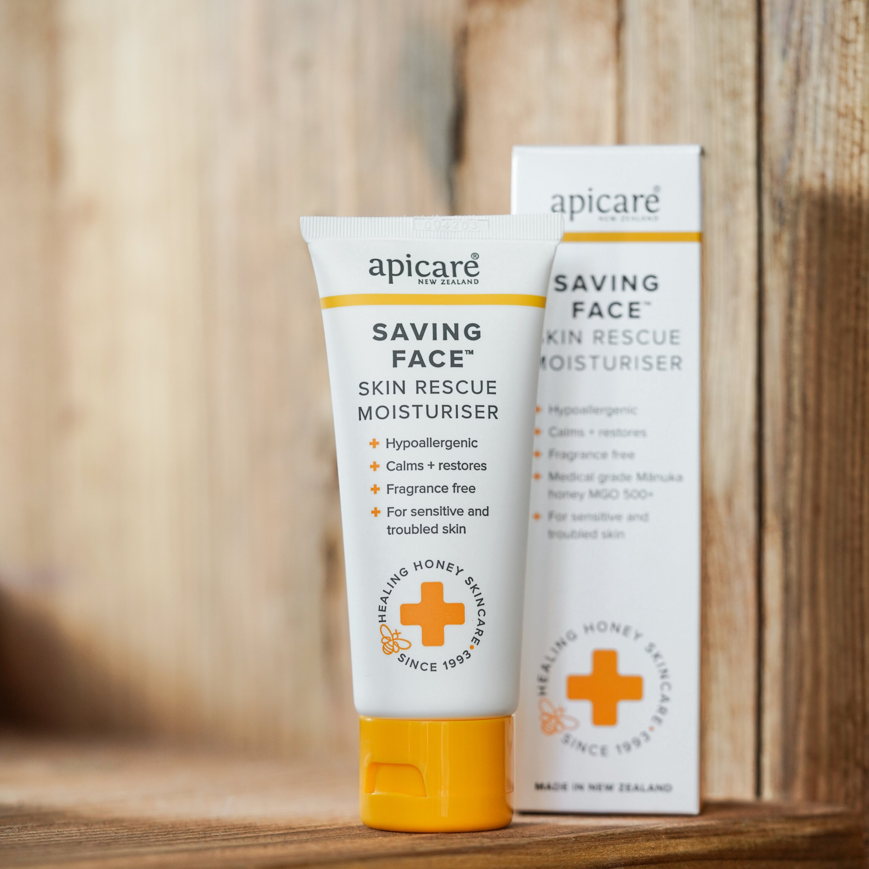 新西兰 apicare saving face面霜 麦卢卡蜂蜜MGO500+ 轻盈滋养