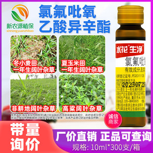 25%氯氟吡氧乙酸异辛酯 小麦玉米高粱阔叶杂草水花生净农药除草剂