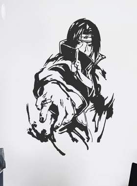 卡通动漫画风人物海报背景墙贴
