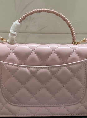 新款羊皮19.5CM小包手提斜挎菱格链条包LEATHER BAG HANDGBA