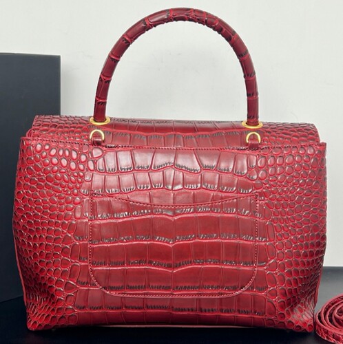 新款时尚百搭单肩包手提包女真皮大容量手袋leather bag women