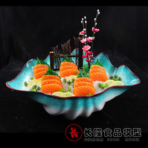 仿真三文鱼刺身拼盘模型食物模具