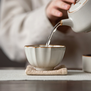 复古汝窑主人杯家用陶瓷茶杯个人专用单杯品茗杯功夫茶具单个茶碗
