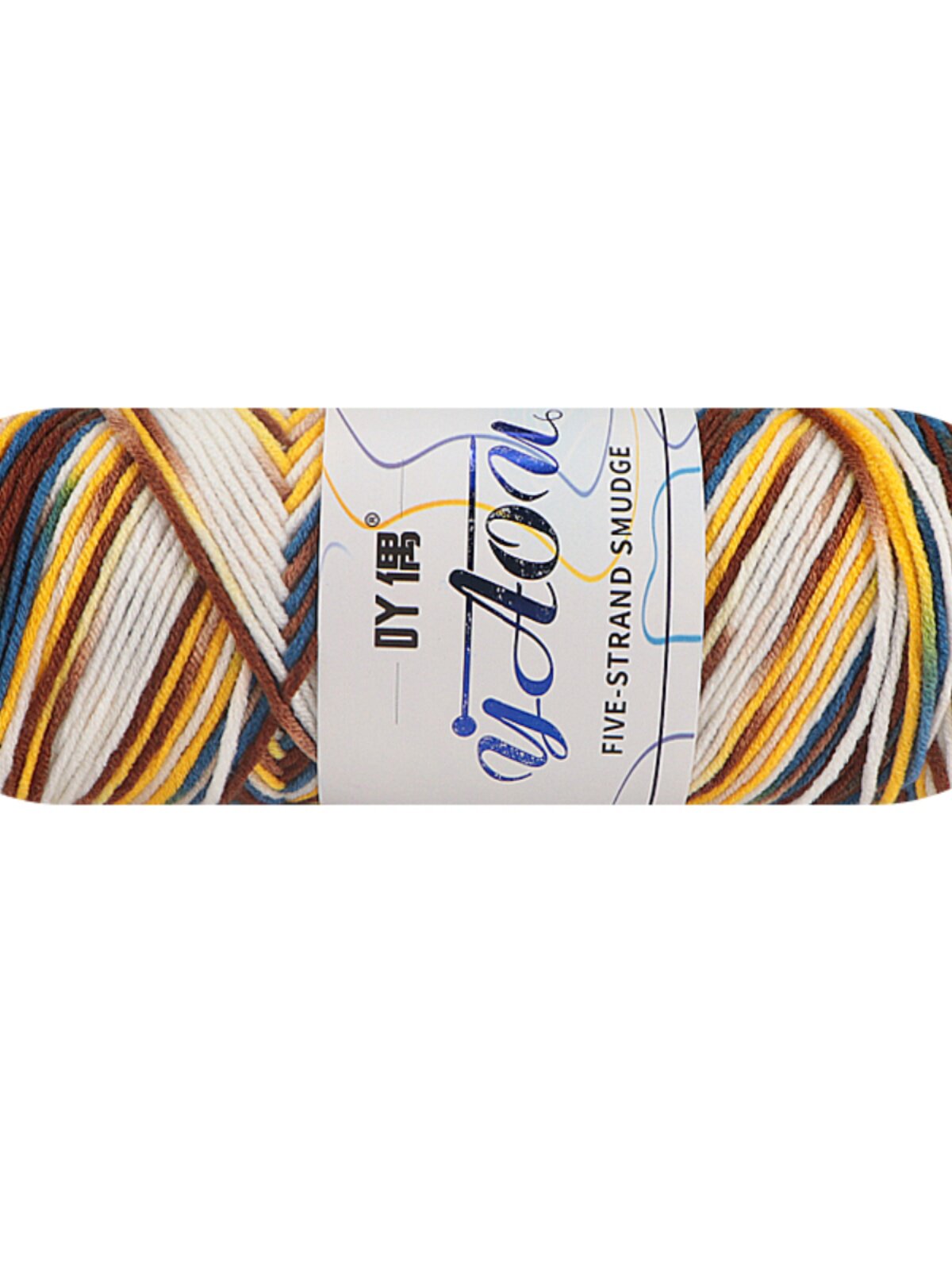 5 STRANDS SMUDGE FANCY HAND-KNITTED WOOL SCARF BABY THREAD DIY MEDIUM THICK HAT COMBED COTTON MILK COTTON THREAD