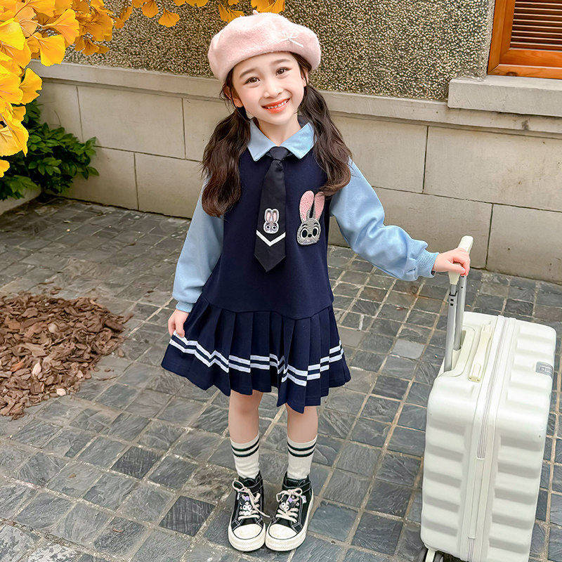 女小童秋装洋孩朱迪兔子c