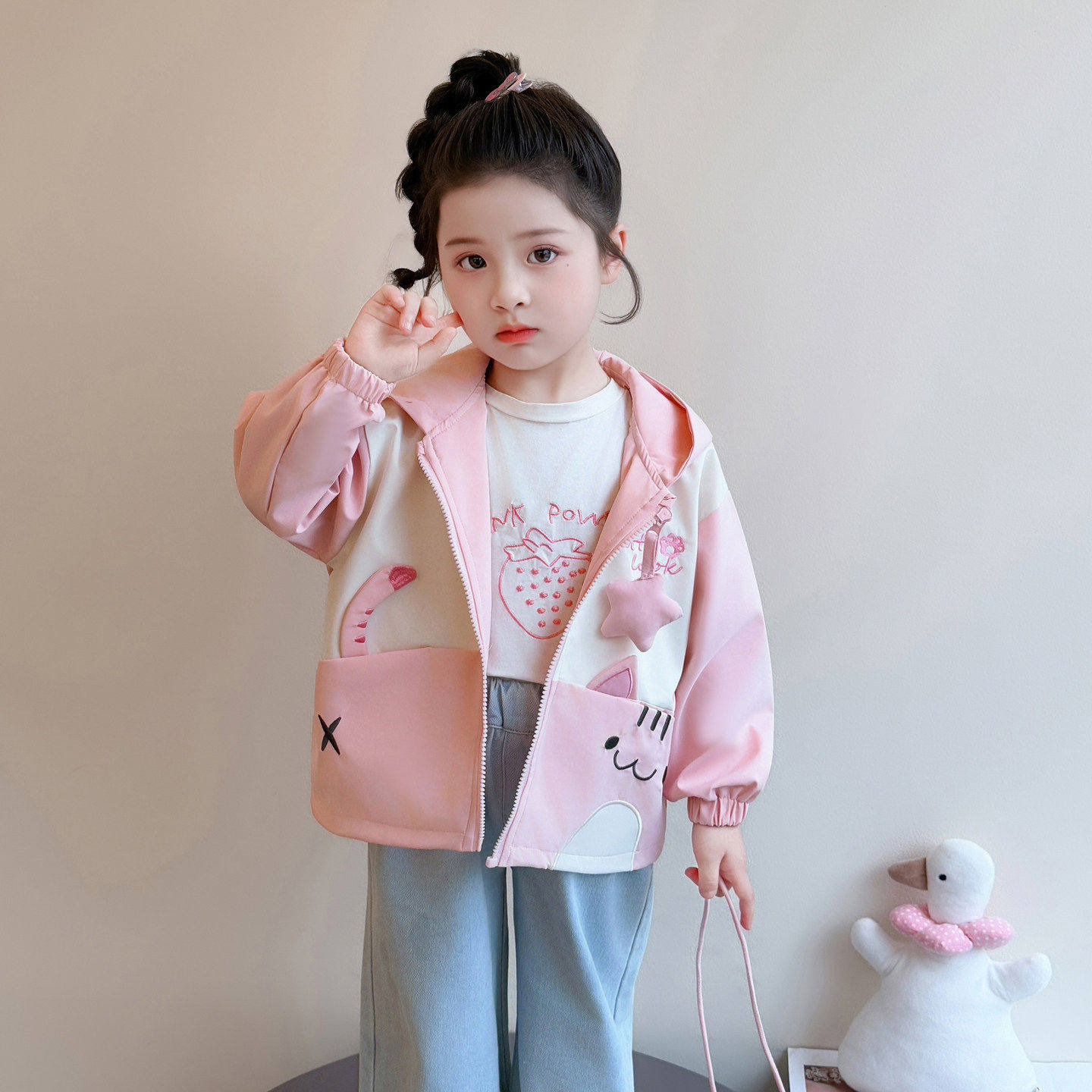 女童春装外套2026新款洋