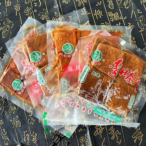 安庆太湖县李杜茶干炒菜即食酱干