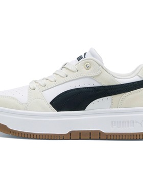 复古增高厚底休闲板鞋女子PUMA彪马官方透气运动鞋REBOUND 402593