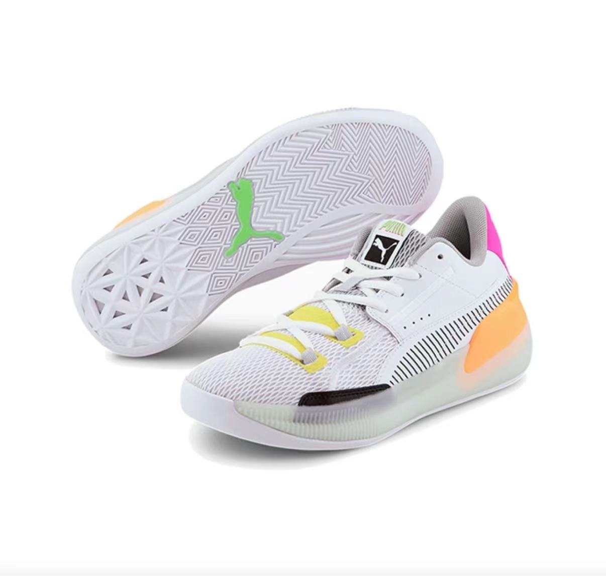 PUMA彪马正品 新款男女同款情侣复古拼色篮球鞋 CLYDE 194045