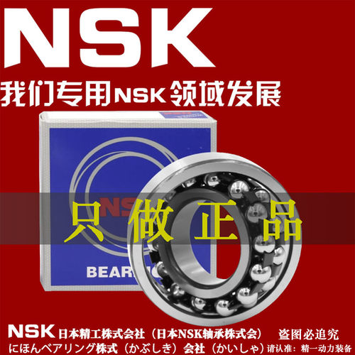 NSK进口调心球轴承1300 1301 1302 1303 1304 1305 ATN K双排滚珠