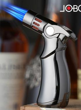 jobon中邦四火台式直冲打火机659 艾草雪茄专用防风点火 枪打火机