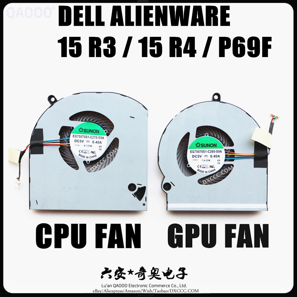 dell/戴尔 外星人 alienware 15 r3 / 15 r4 / p69f 风扇