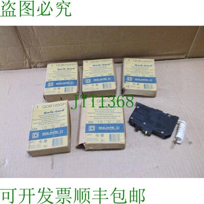 原装供应QOB120GFI Square D  IN Box 20A 1 帕洛特拉故障 Gfci