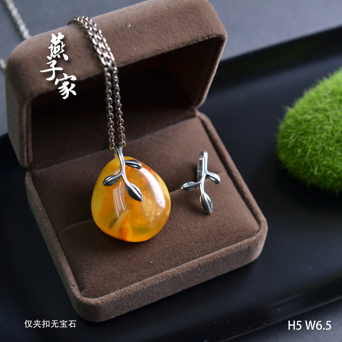 DIY欧洲吊坠夹扣925银