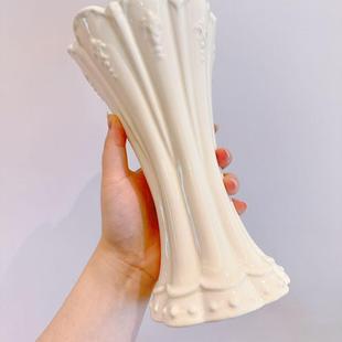 水培鲜花欧式 半海浮雕 餐桌陶瓷摆件花瓶 原创新款 Daria搭牙