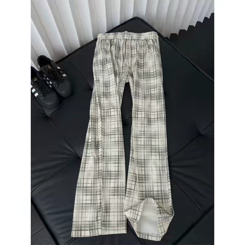 cleanfit白色格子裤子男2026新款图片
