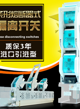 条形熔断器 熔断式隔离开关HG2B-250/3 250A 熔断开关 国标紫铜