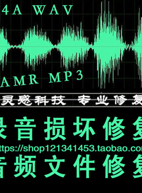 录音笔音频WAVAMRM4A录音修复